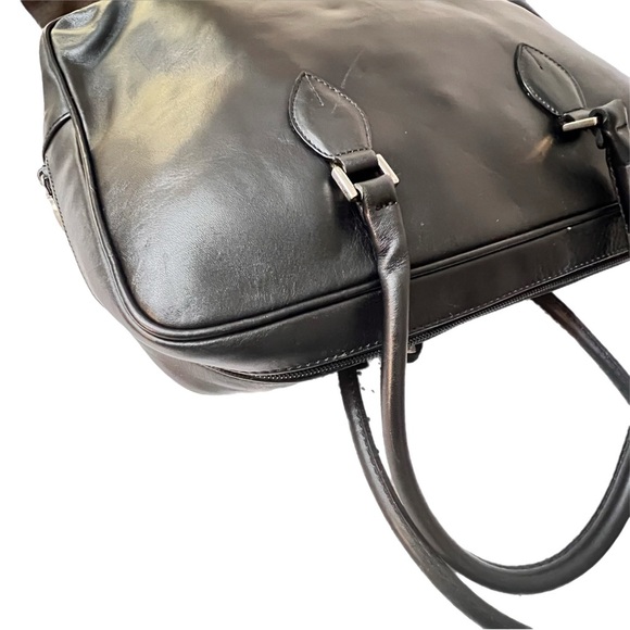 FURLA Elegant Black Leather Handbag - Picture 5 of 12